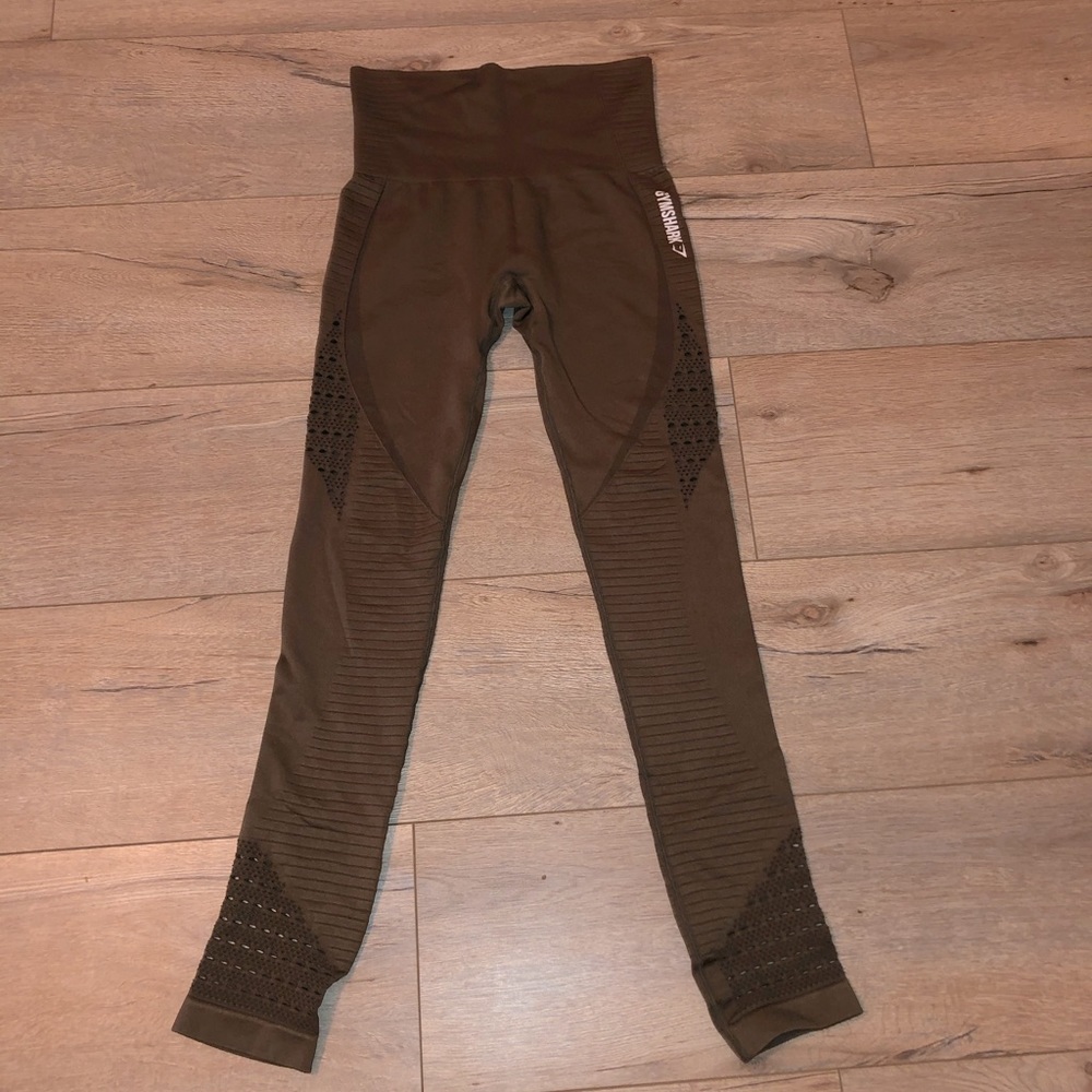 Green gymshark leggings